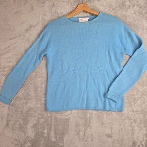 Nordstrom Signature 100% Cashmere Crewneck Sweater, Size Medium